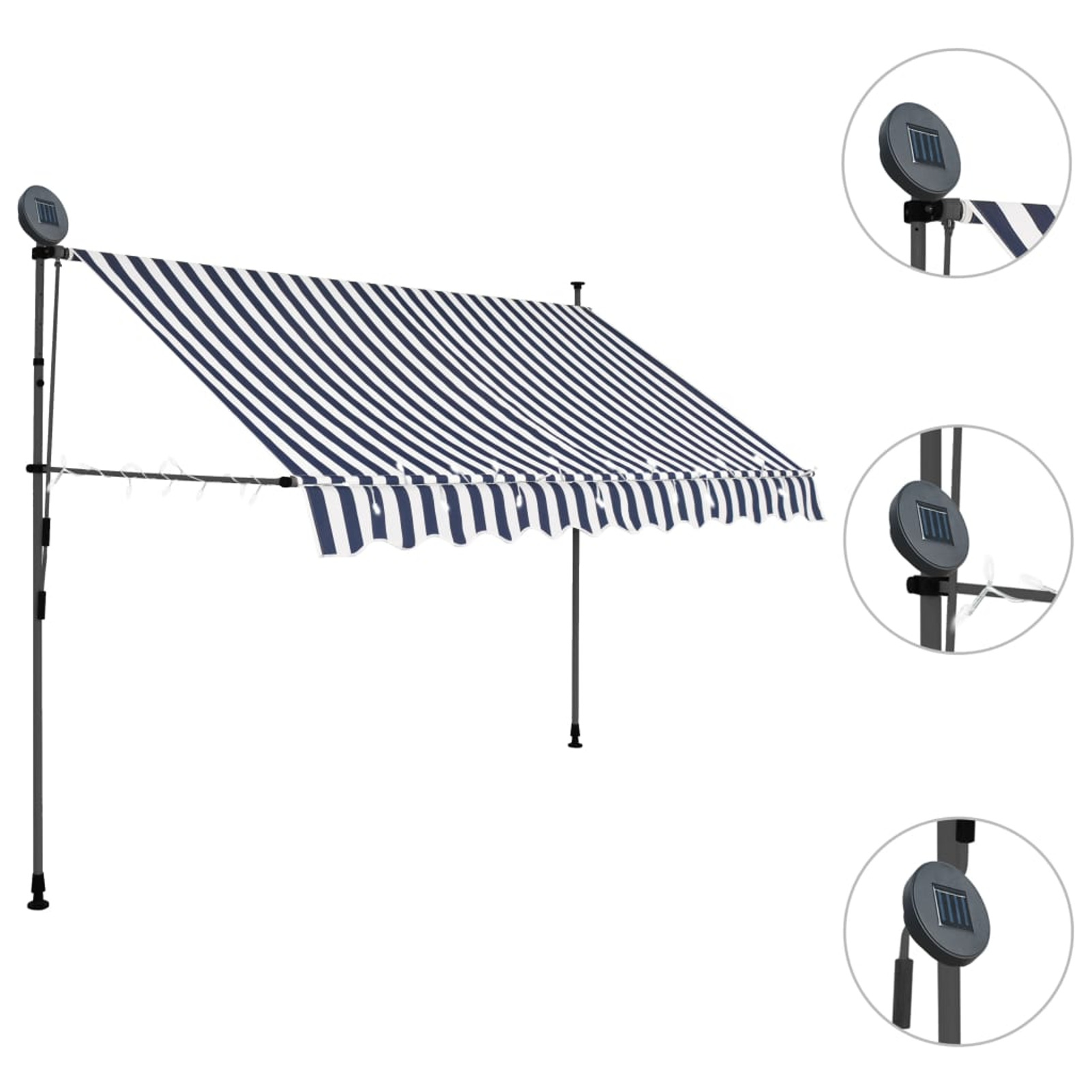 Manual Retractable Awning with 98.4