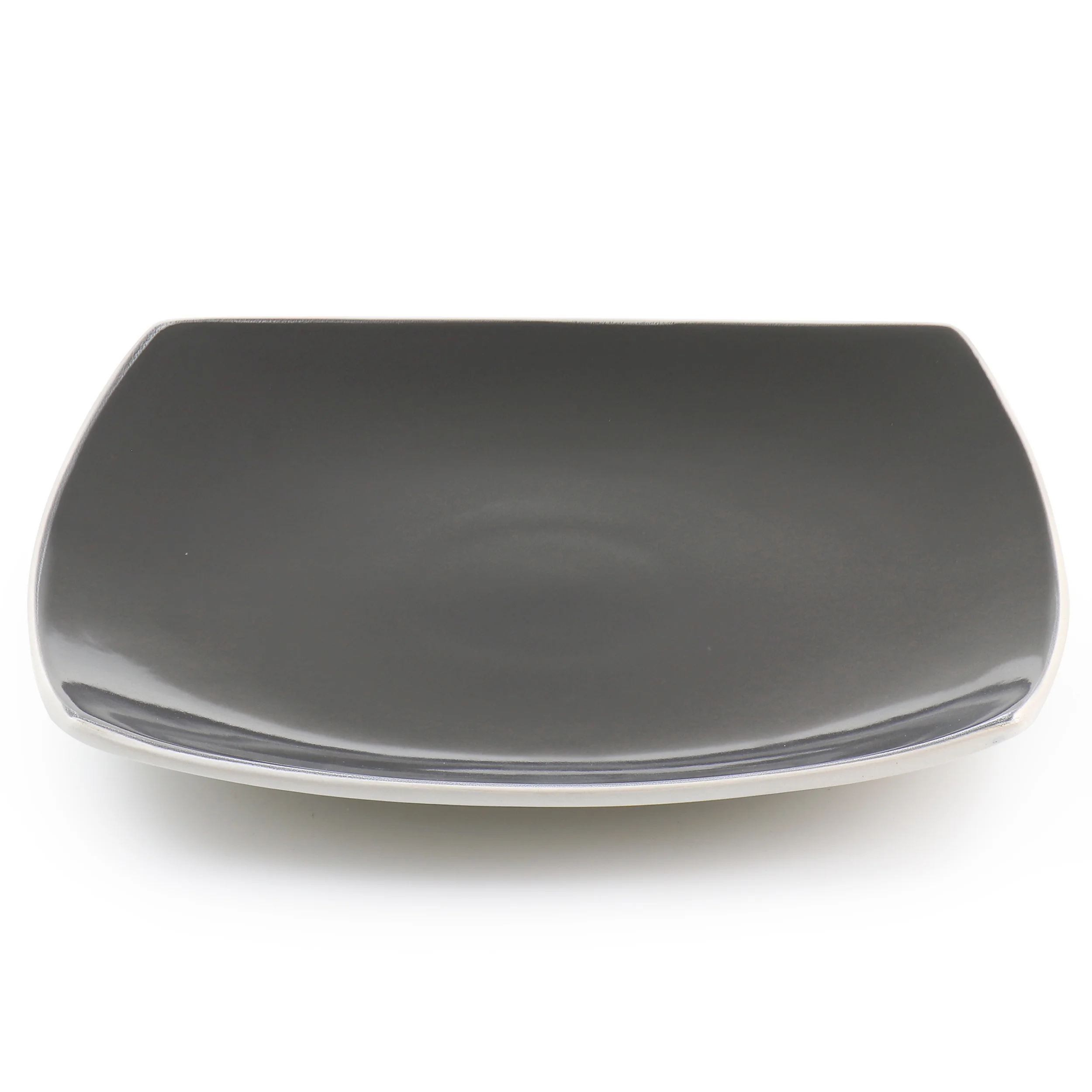 GBS Soho Lounge 16 Piece Stoneware Dinnerware Set in Gray