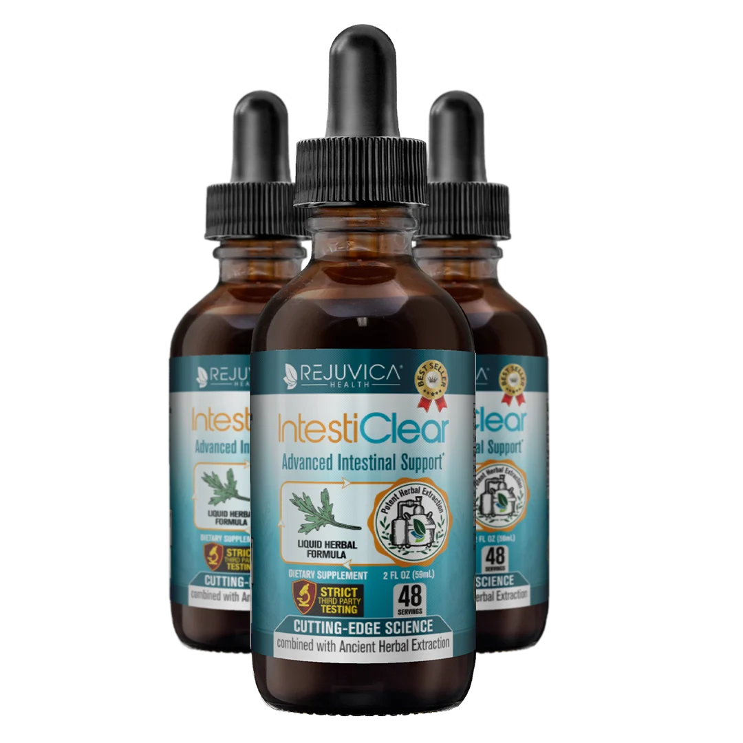 IntestiClear - Herbal Intestinal Cleanse with Wormwood | 3-Pack