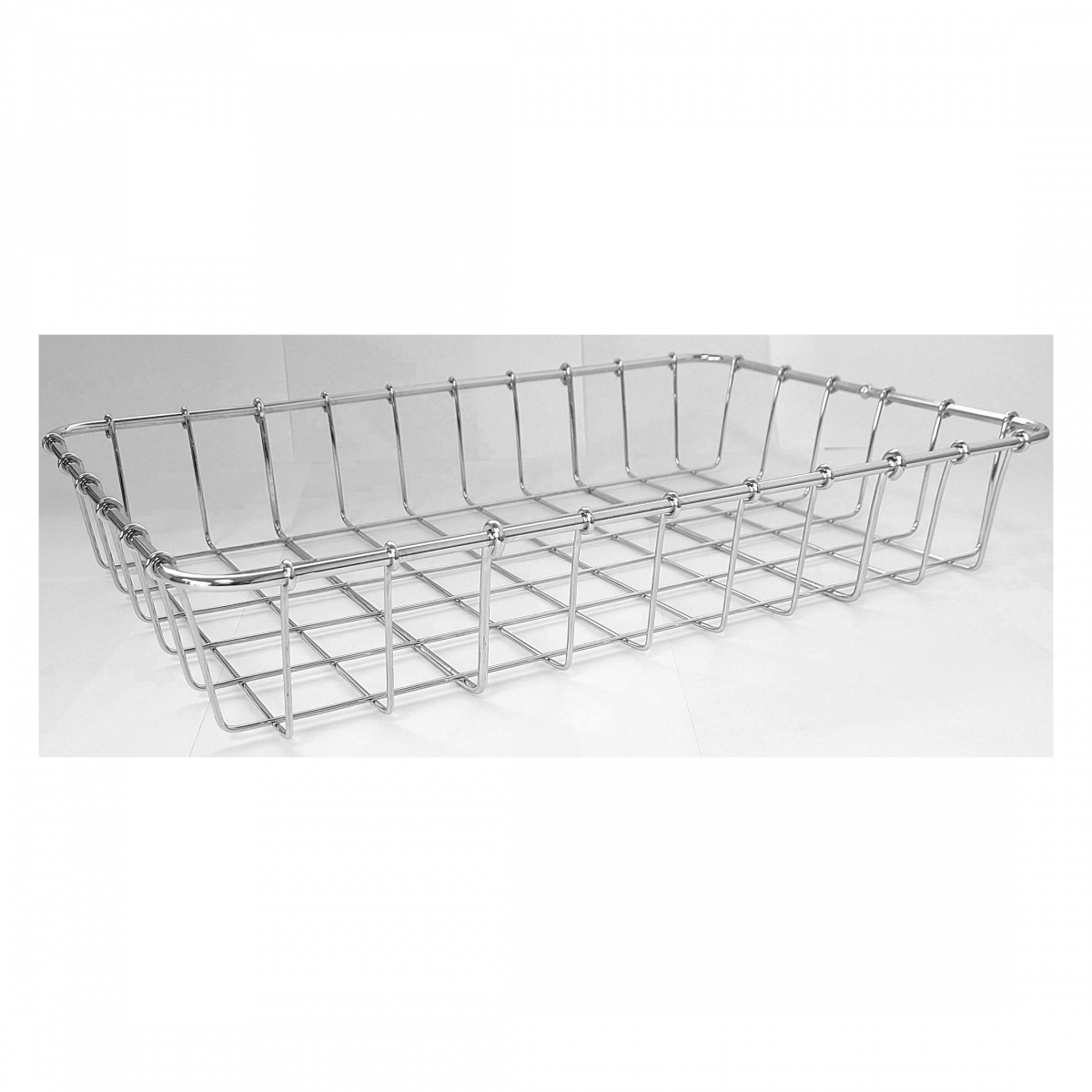 Wald Bicycle #37SHC Curled Half-Height Wire Basket 14x9x3