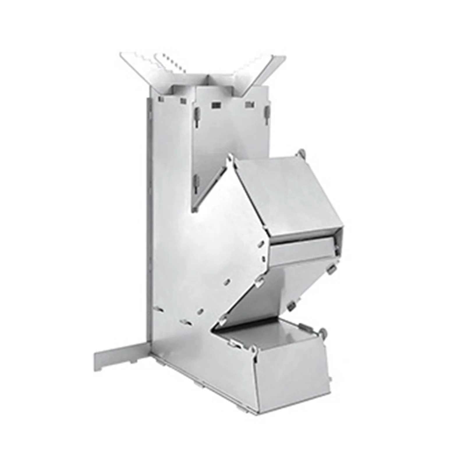 Vistreck Outdoor Collapsible Wood Burning Detachable Portable Stainless Steel Rocket Camp Tent