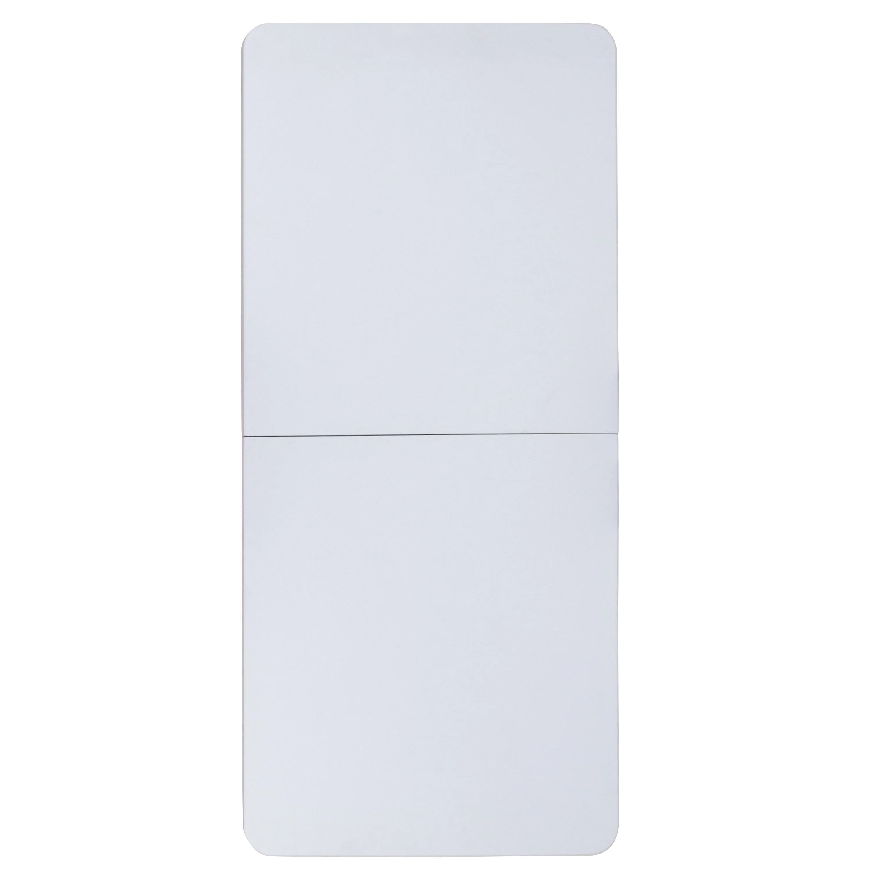 BizChair 5-Foot Height Adjustable Bi-Fold Granite White Plastic Banquet and Event Folding Table with Carrying Handle