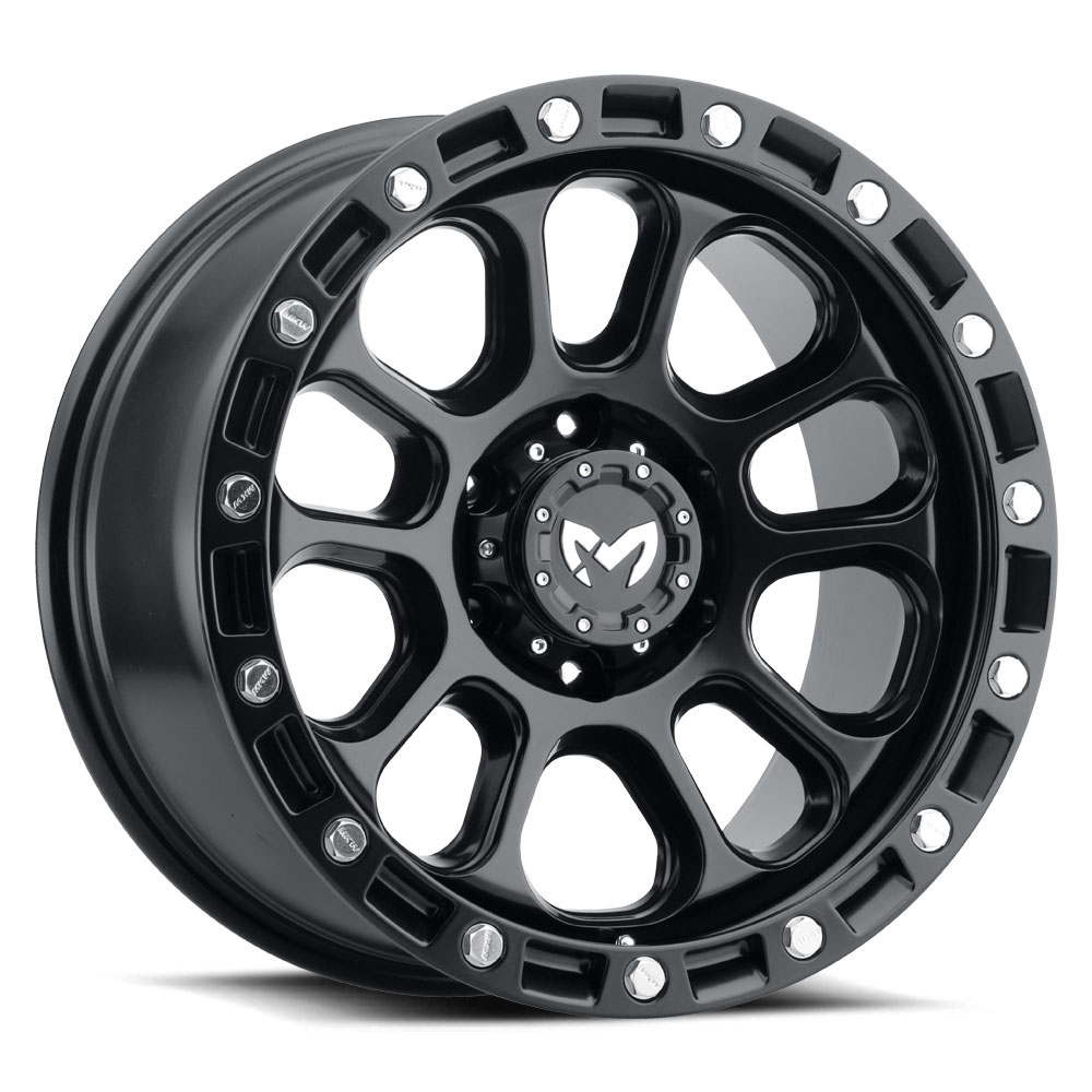 17x9 MKW Offroad M204 Satin Black Wheel 5x5 (0mm)