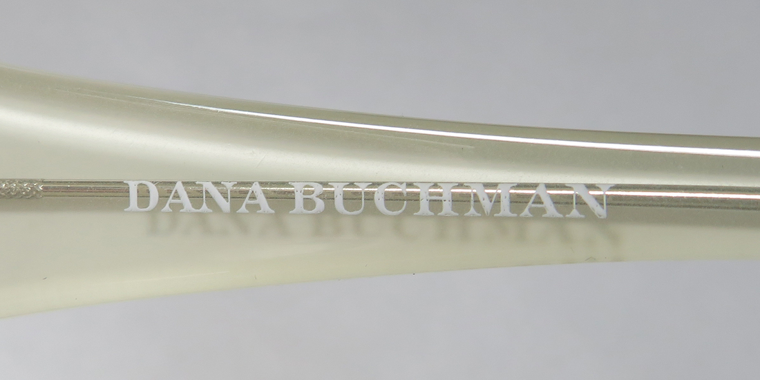 NEW DANA BUCHMAN RLEY WOMENS/LADIES DESIGNER FULL-RIM 100% UVA & UVB WHITE FRAME GRADIENT BROWN LENSES SUNGLASSES/SUN GLASSES