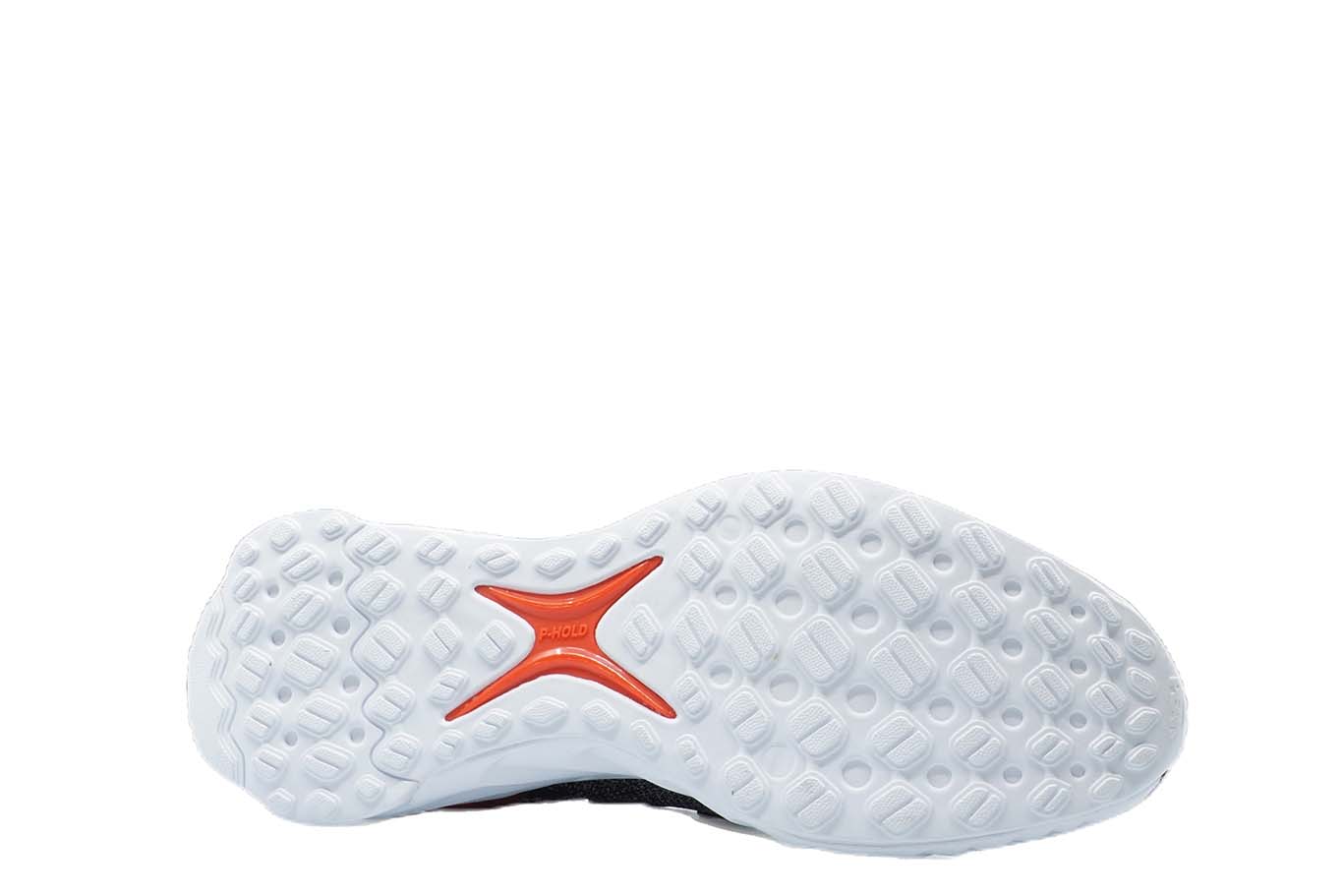 [E92577] Mens Peak Taichi 1.0 Plus Black Melange Grey Running Shoes - 7