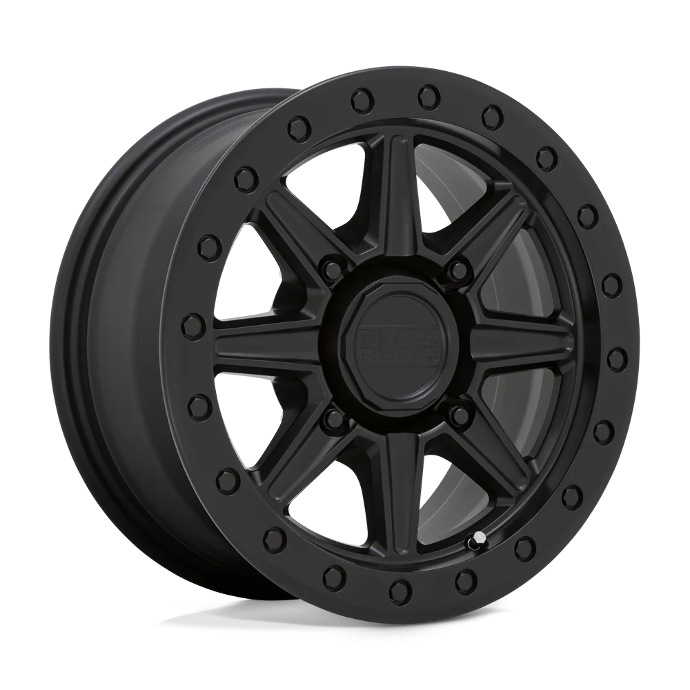 Black Rhino Powersports Cast Aluminum Rim BLWEB 14X7 4X110 M-BLK 36MM, 1470WEB364110M80
