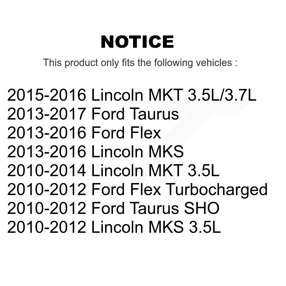 Transit Auto - Front Left (Driver) or Right (Passenger) Steering Tie Rod End & Boot Kit For Ford Taurus Flex Lincoln MKS MKT KTB-100319