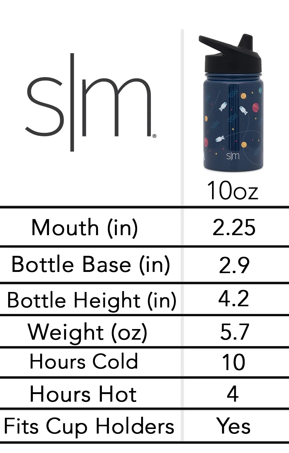 Simple Modern Kids Summit Sippy Cup Thermos 10oz - Stainless Steel Toddler Water Bottle Vacuum Insulated Girls and Boys Hydro Travel Cup Flask -Dinosaurs Purple