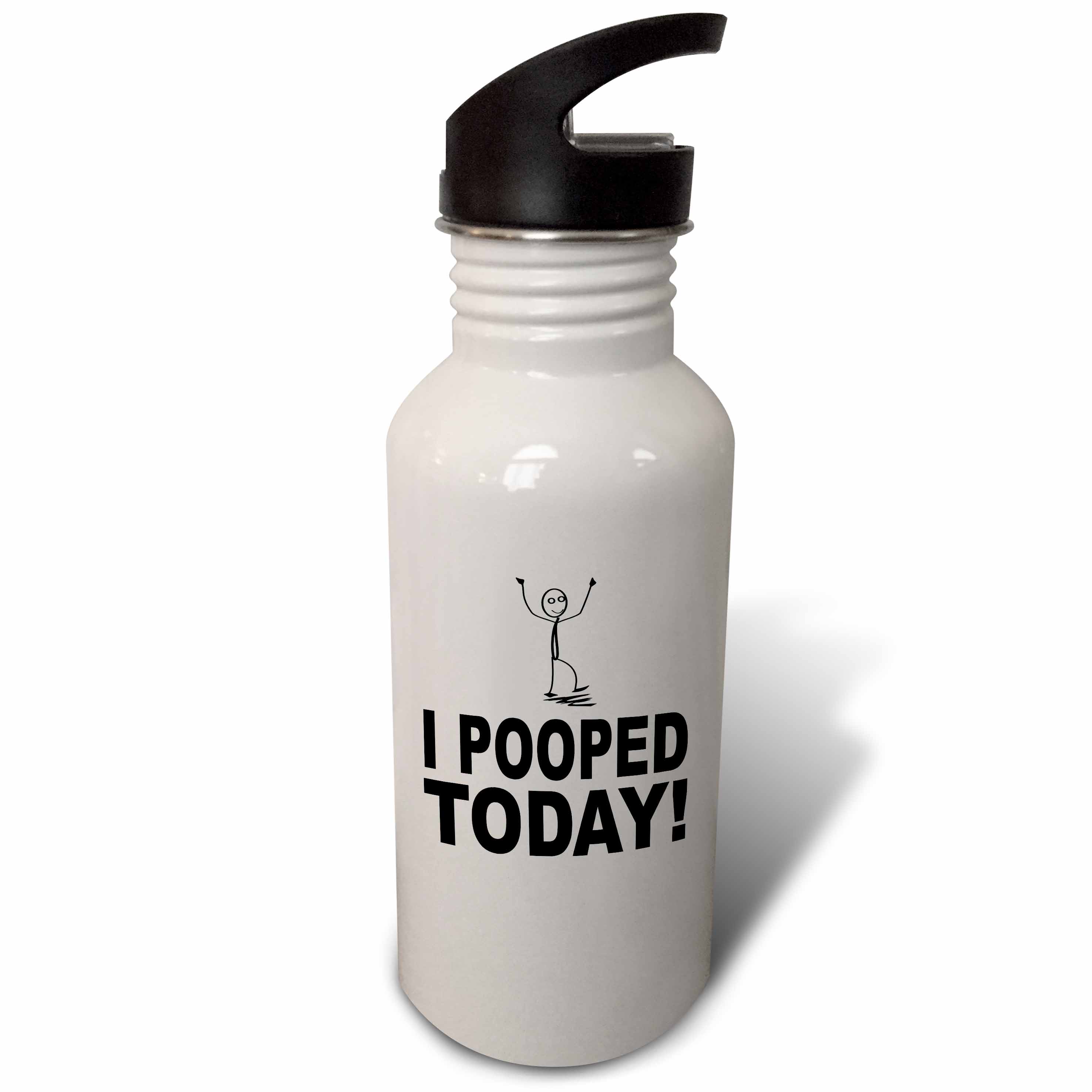 I pooped today 21 oz Sports Water Bottle wb-157442-1