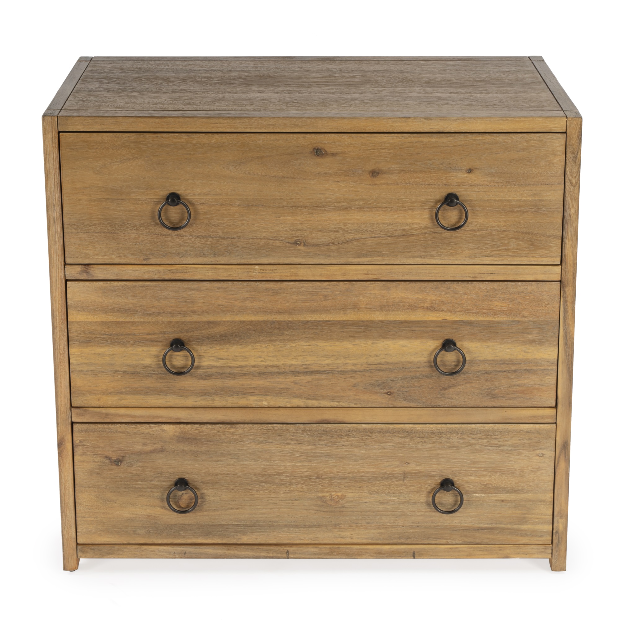 Butler Lark Natural Wood 3 Drawer Chest