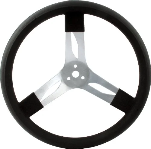 15In Steering Wheel Alum Black