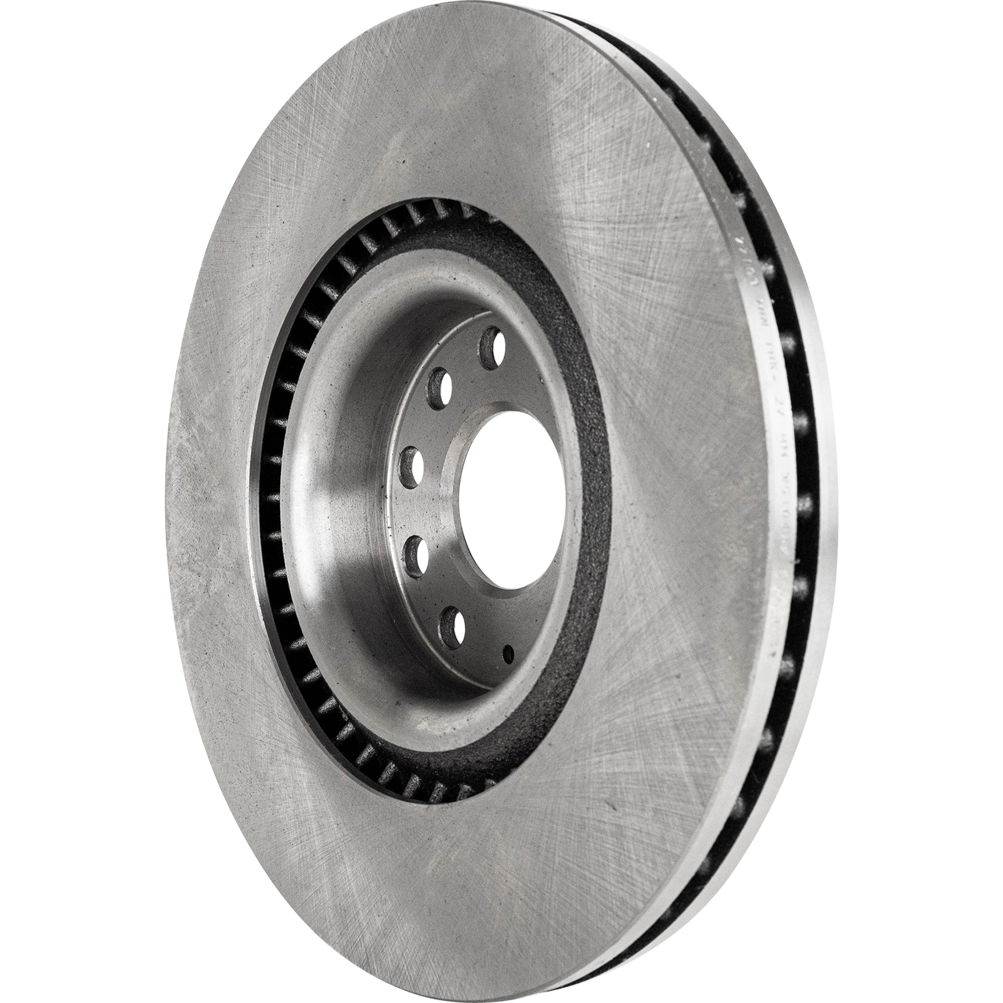 Front Side Brake Disc Plain Surface Vented Pro-Line Series fits 2006-2010 Volkswagen Passat