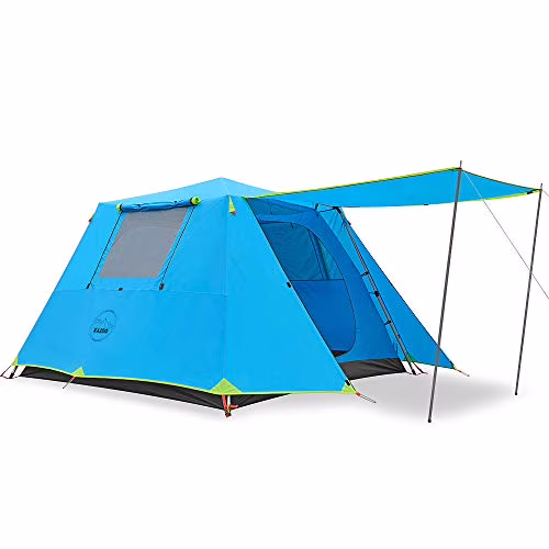 KAZOO Family Camping Tent Large Waterproof Pop Up Tents 4 Person