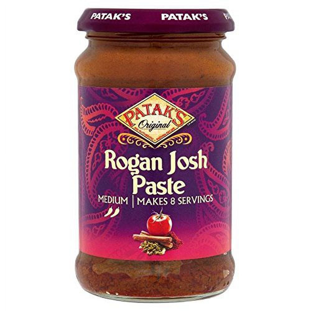 Patak's Medium Rogan Josh Curry Paste (283g) - Pack of 2