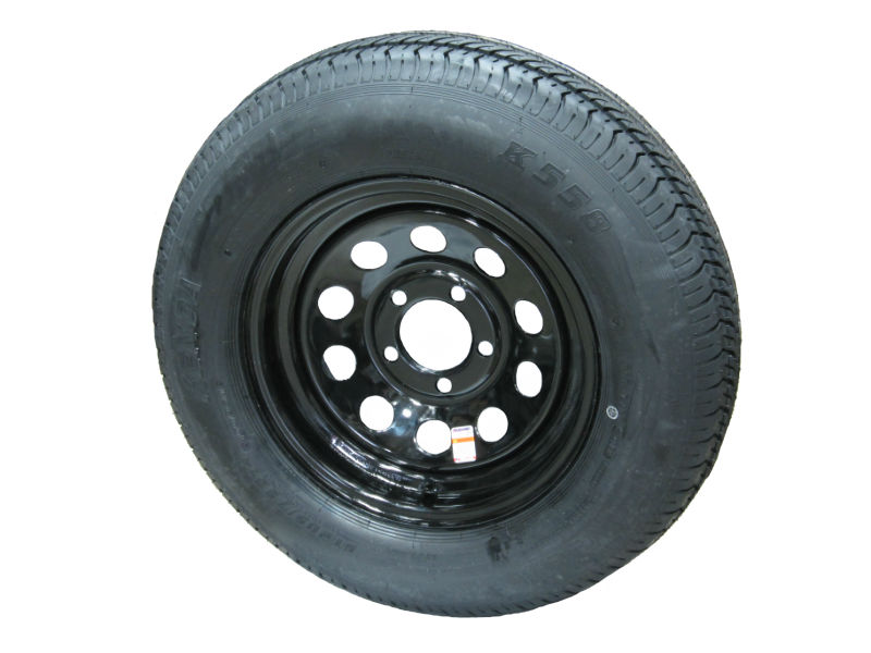 Kenda K558 ST175/80D13 LRC Bias Trailer Tire & Wheel Black Mod 5-4.5