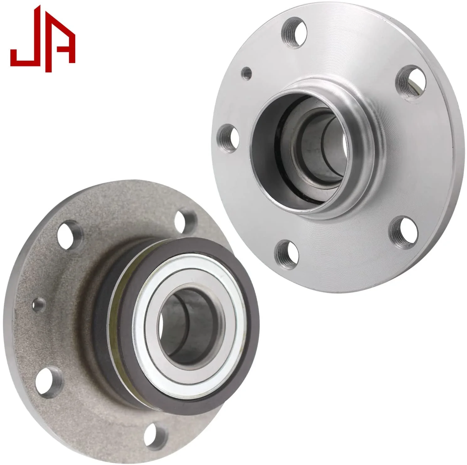 JADODE 512319 Rear Wheel Hub Bearing Assembly Replacement for Audi Q3 TT, Volkswagen Arteon Beetle CC Eos Golf Golf City GTI Jetta Passat Passat CC Tiguan Hub Bearing 2pc