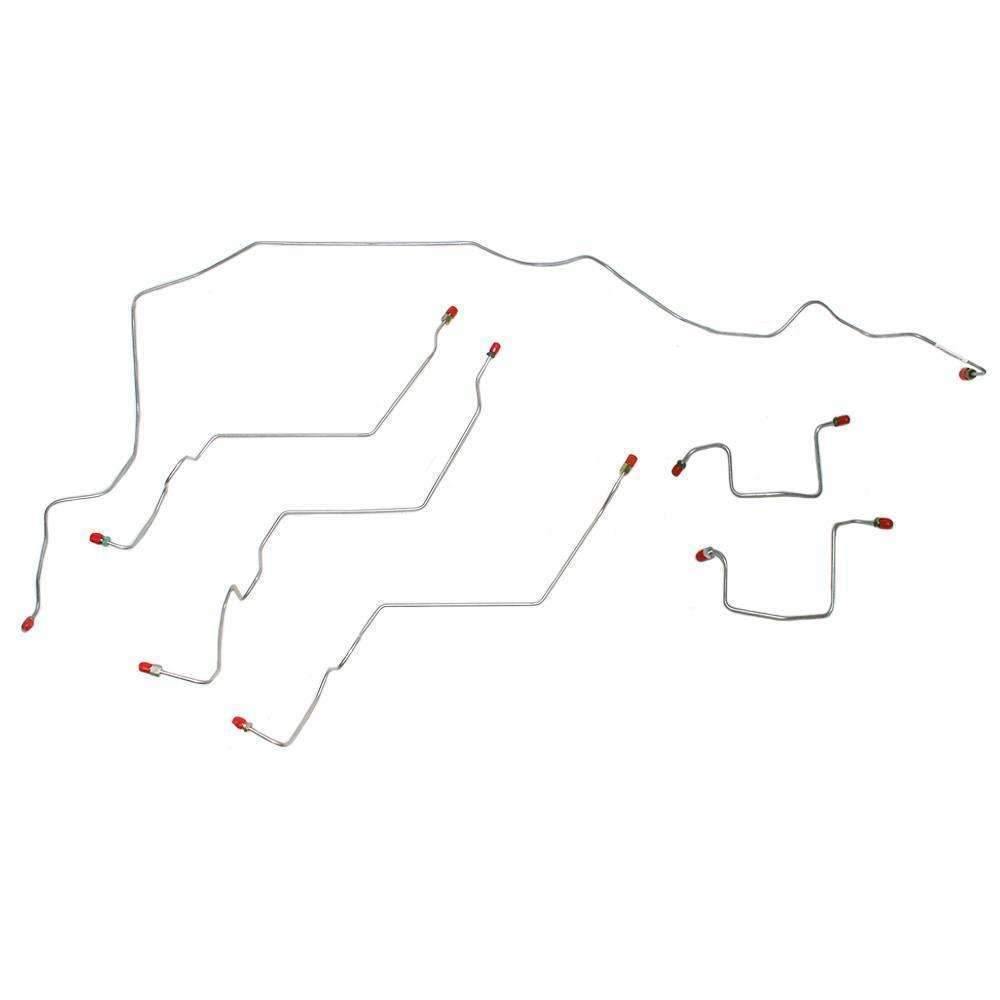 06-09 Ram 2500/3500 4wd, AWABS, Non-Hydraboost, Front Brake Line Kit-WKT0602SS