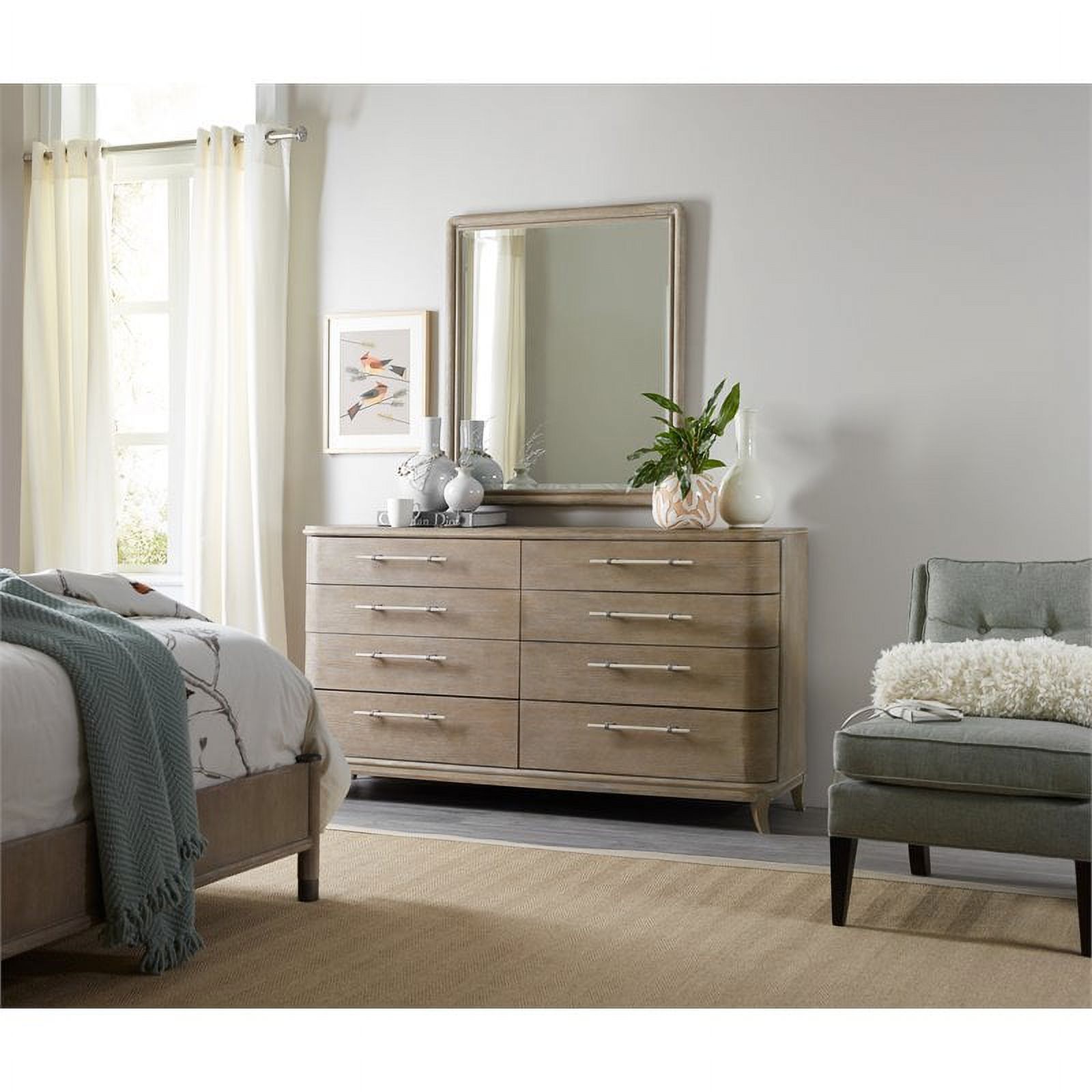 Beaumont Lane Bedroom Dresser  in Greige Sand