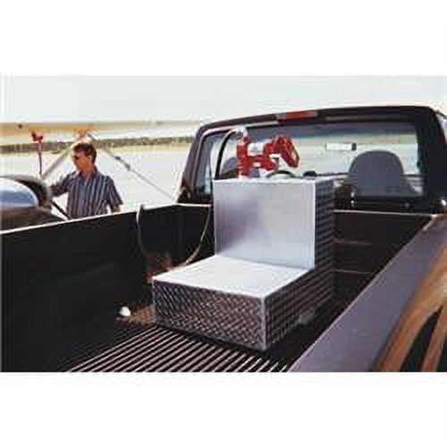 RDS  48 gal L-Shaped Aux Transfer Fuel Tank, 32 x 26 x 24 in.