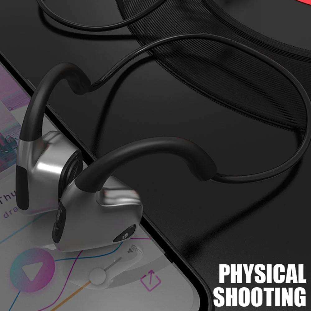 JahyShow Bone Conduction Wireless Headphones Bluetooth 5.0 Earphones Running Open-Ear USA