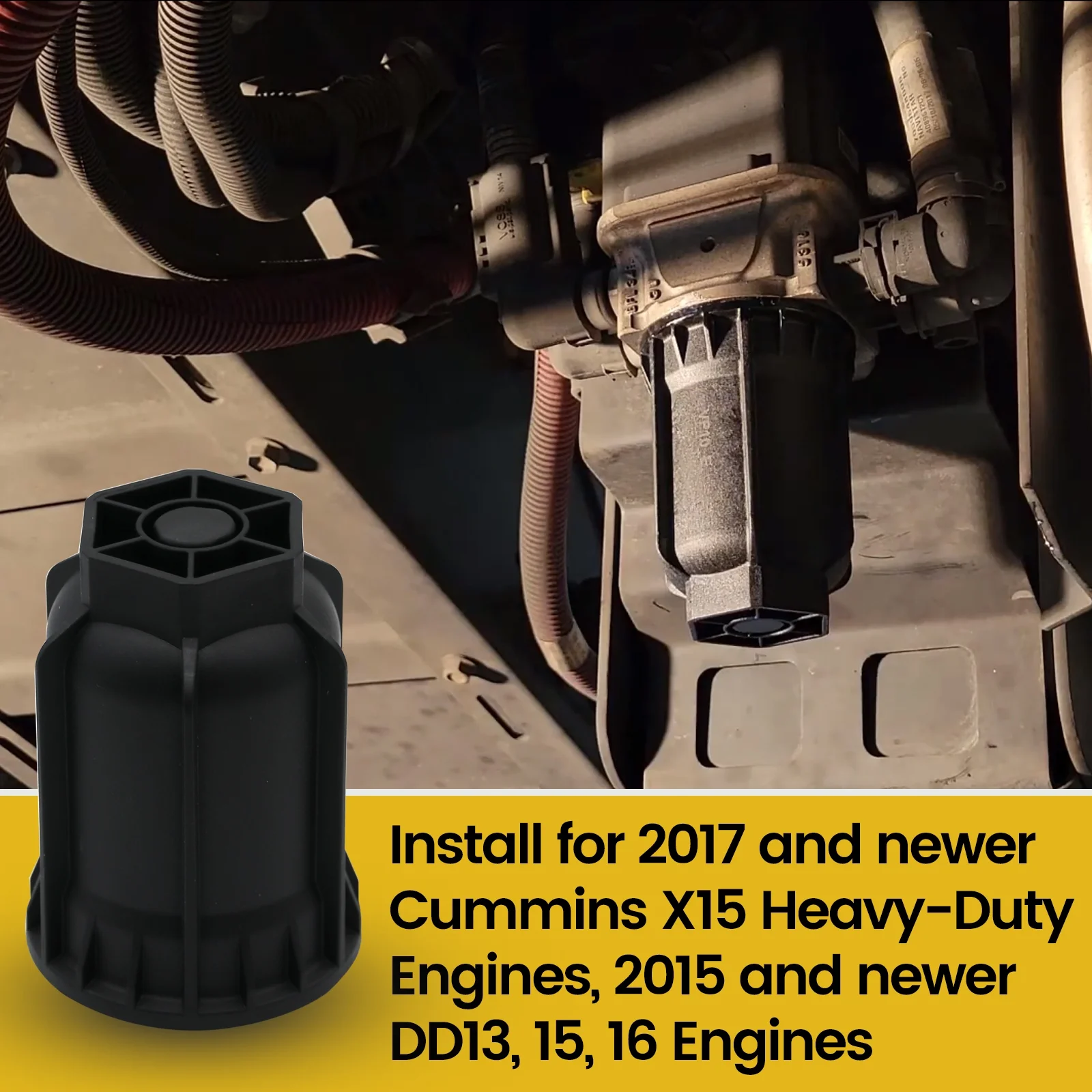 5pcs UF106 Diesel Exhaust Fluid Filter, for DD13, DD15, DD16, ISX Series, B6.7, L9, Replace 5417706, 4395016,1540571, 2122909, 0019999480, A0001421089, 1420789, 2122909PE