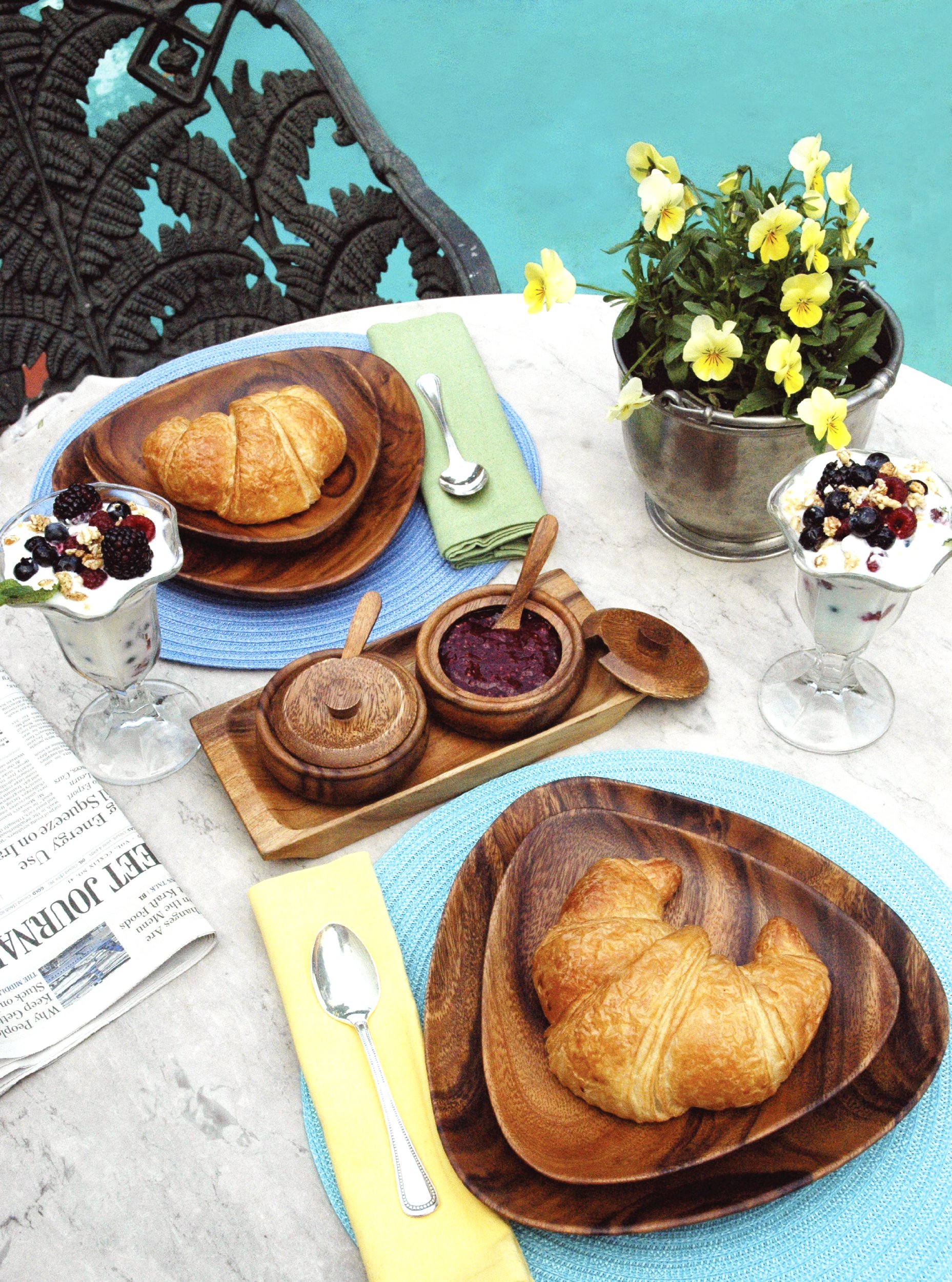 Acacia Wood Square Plate/Tray