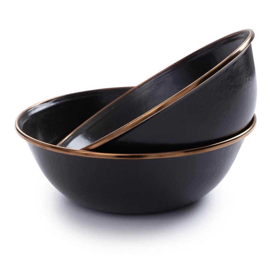 Barebones Enamelware Dining Collection - Charcoal
