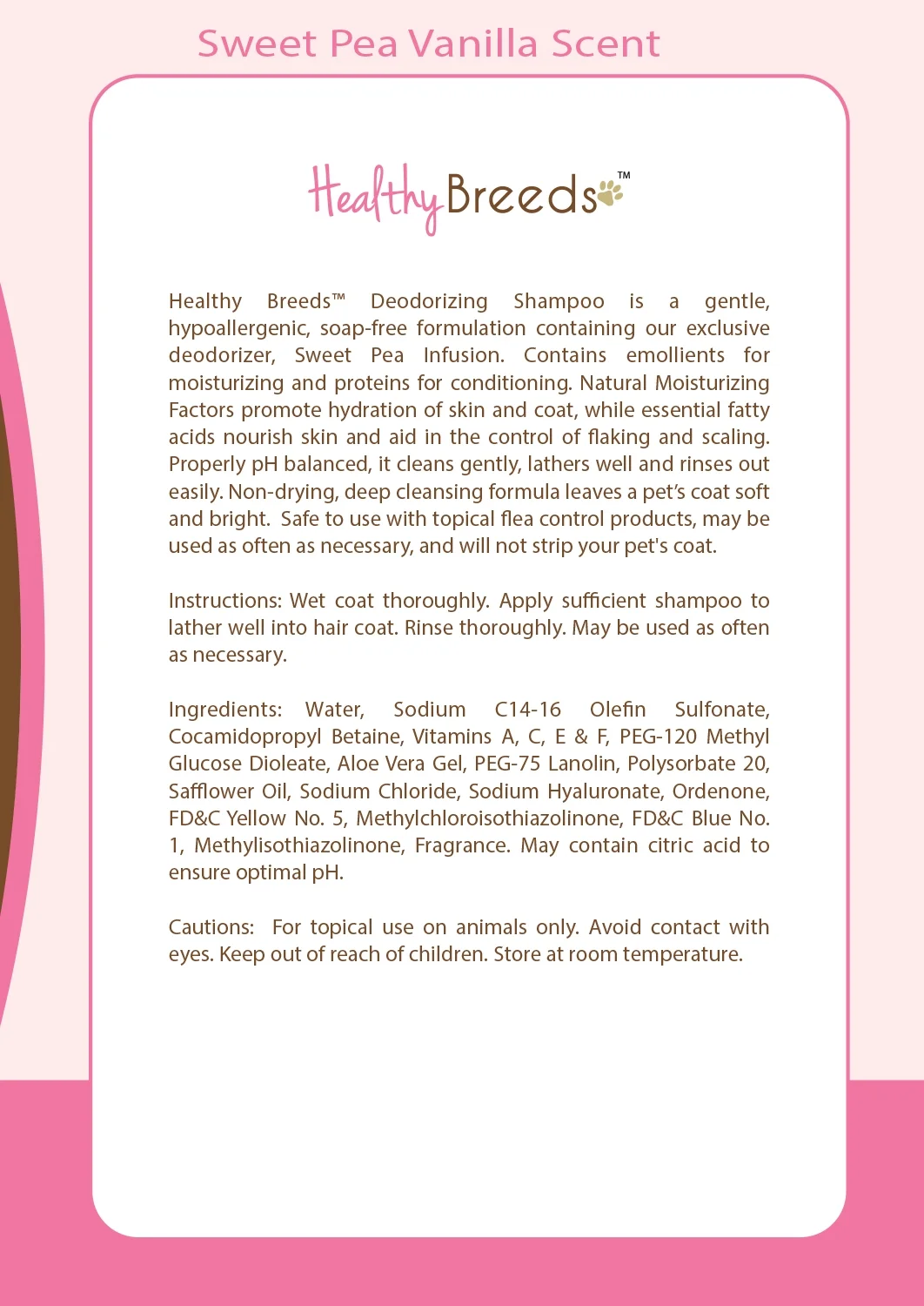 Healthy Breeds Shiba Inu Deodorizing Dog Shampoo 16 oz