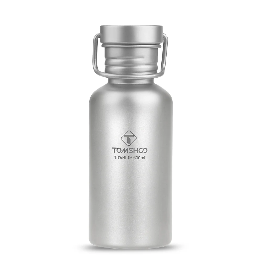 ametoys 600ml Full Titanium Bottle Ultralight Outdoor Camping Hiking Cycling Bottle