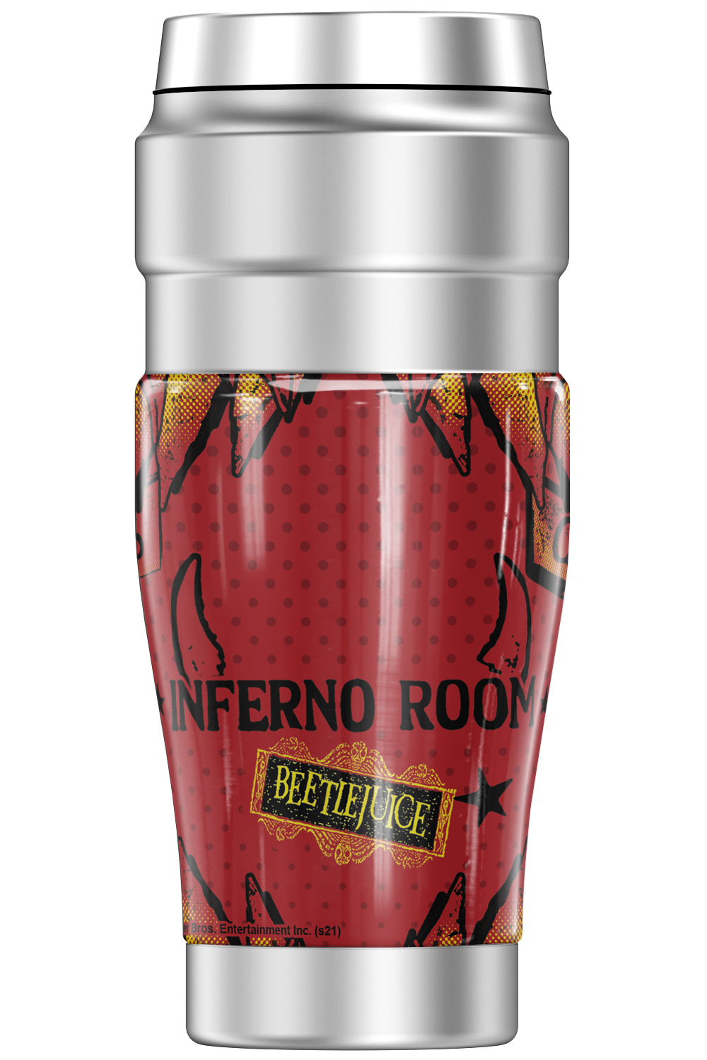 Beetlejuice Dantes Inferno Room THERMOS STAINLESS KING Stainless Steel Travel Tumbler, Vacuum insulated & Double Wall, 16oz