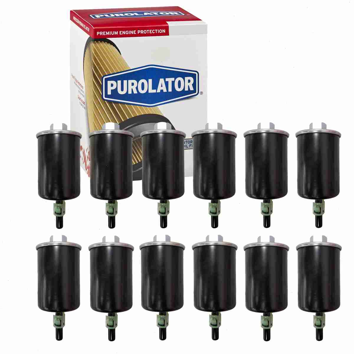 12 pc Purolator F54714 Fuel Filters for 23311 25121293 25121449 25121935 25121942 3311 33311 33311MP 516 52073 86311 86311MP 95311 ALG-4578 BF1171 BG4714 CG258 CG258AP F54714P FF-4714 FF4714 FF508