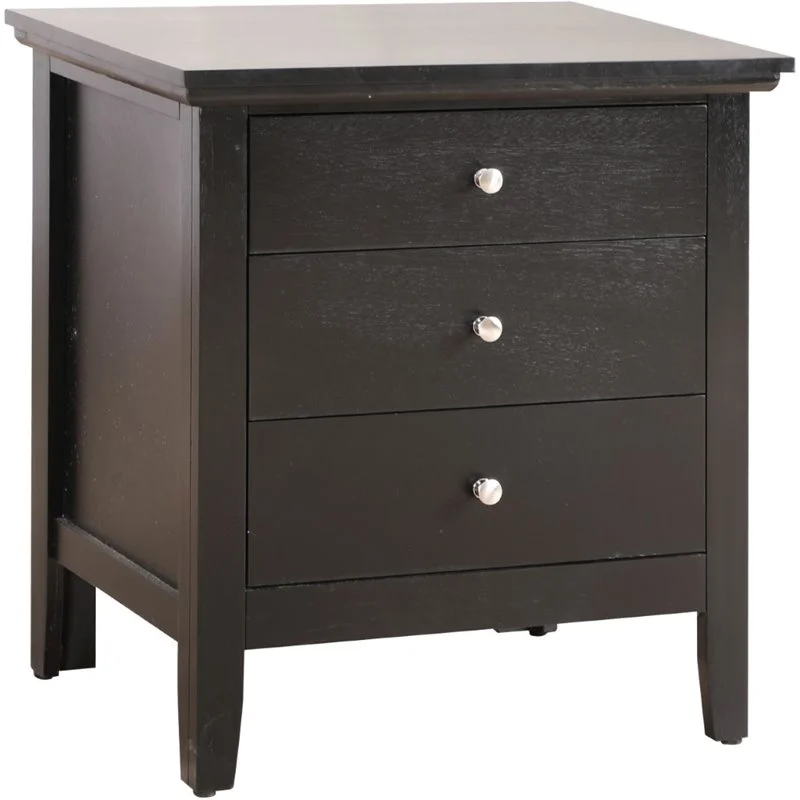 Home Square 3-Piece Set with Full Bed 8-Drawer Dresser and 3-Drawer Nightstand