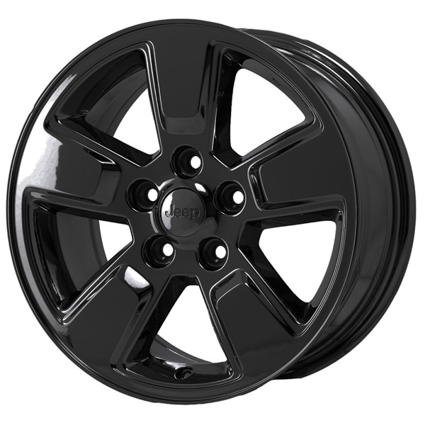 JEEP LIBERTY 2008 - 2012 GLOSS BLACK Factory OEM Wheel Rim (Not Replicas)