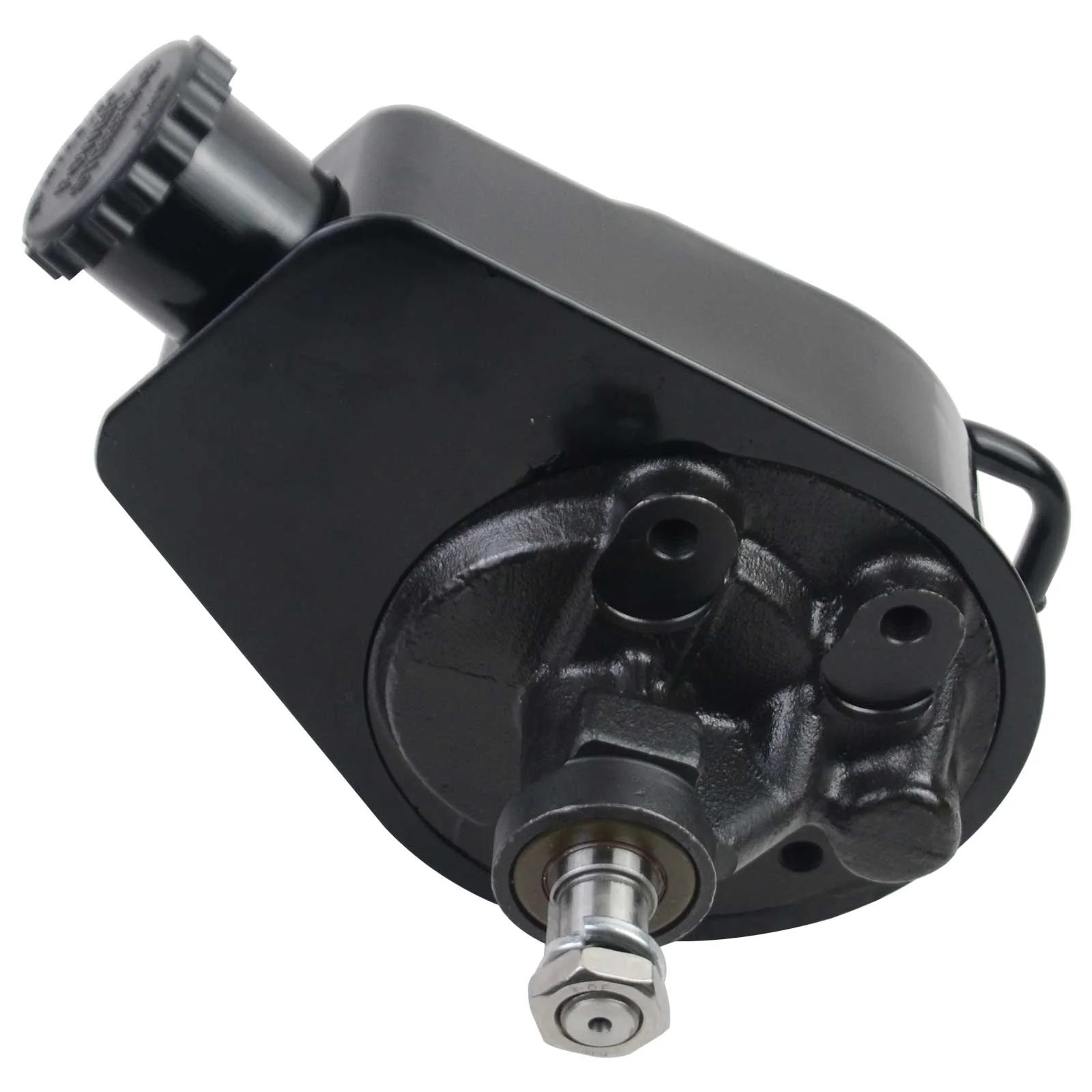 NEWZQ Power Steering Pump for Chevrolet Bel Air Camaro Caprice Nova Coupe Sedan 1969-1986 Black 1Pc
