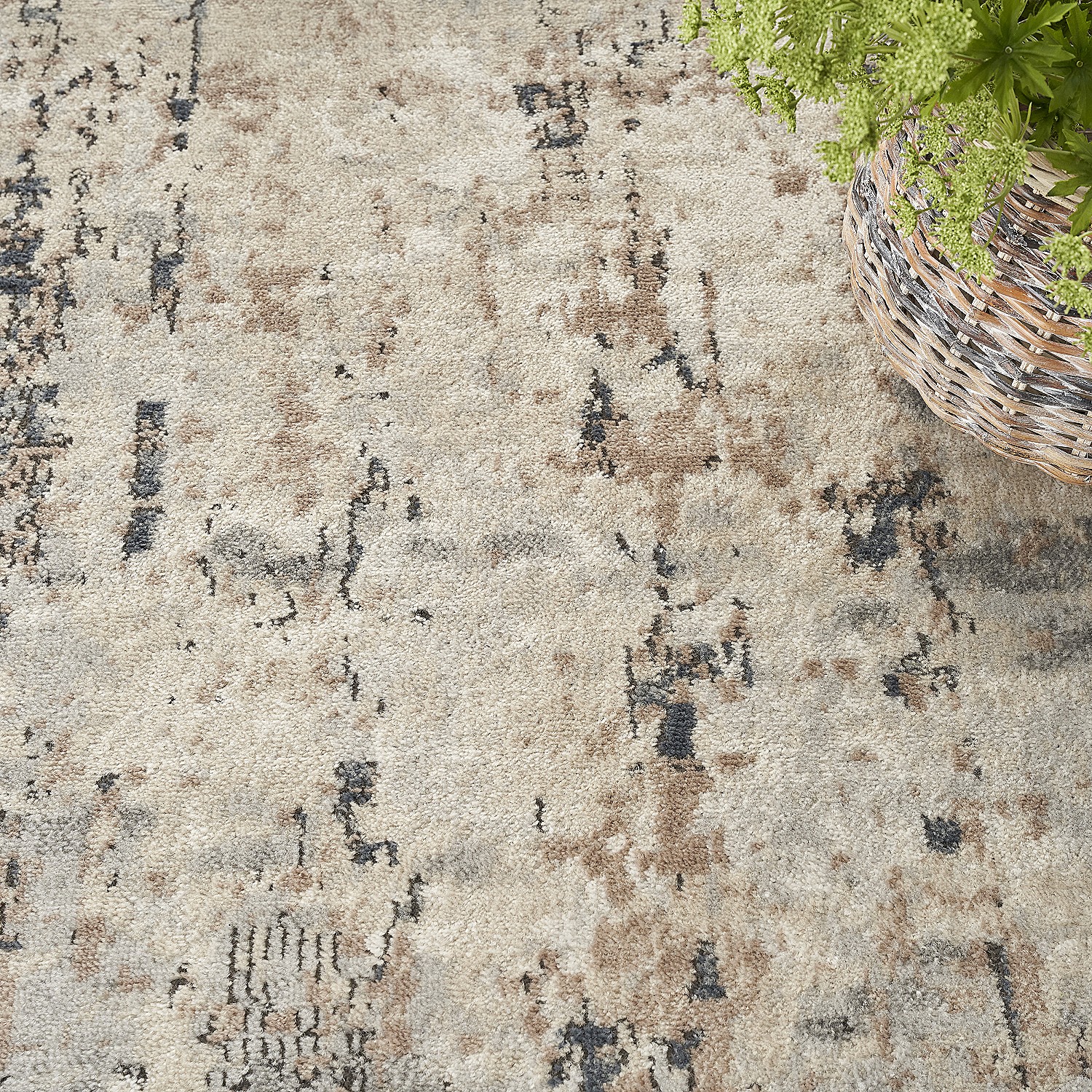 Nourison Concerto Abstract Beige/Grey 7'10