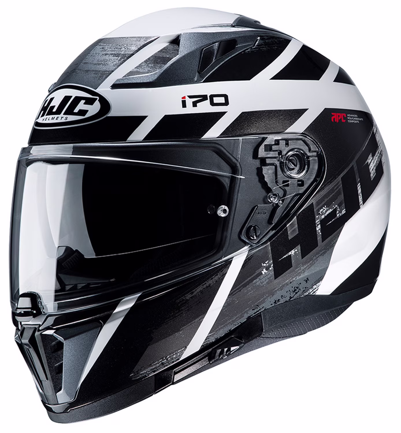 HJC i70 Reden Motorcycle Helmet White/Black SM