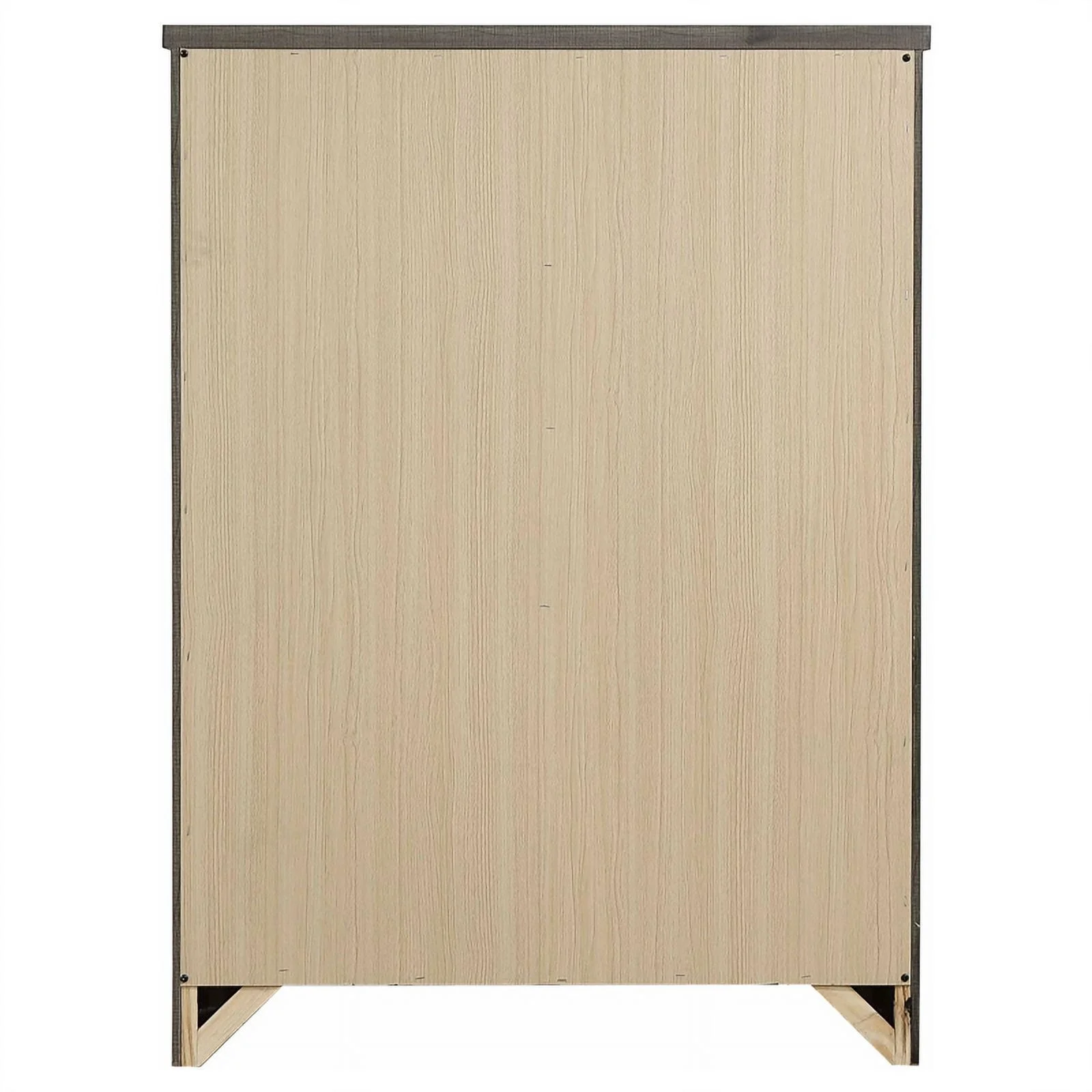 Frederick 5-drawer Chest Weathered Oak