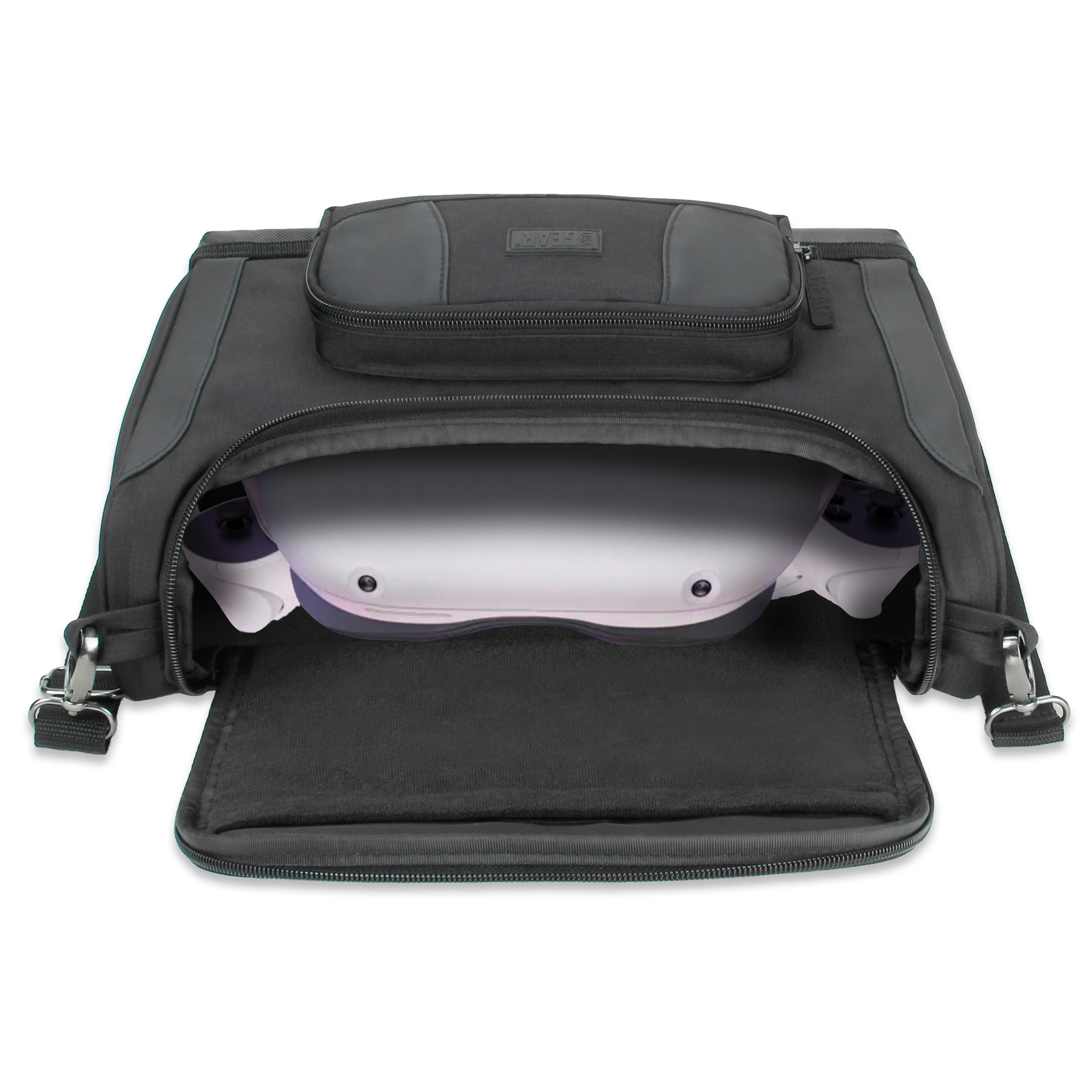 USA GEAR Oculus Quest Case - Oculus Quest Travel Case with Adjustable Interior & Durable Exterior