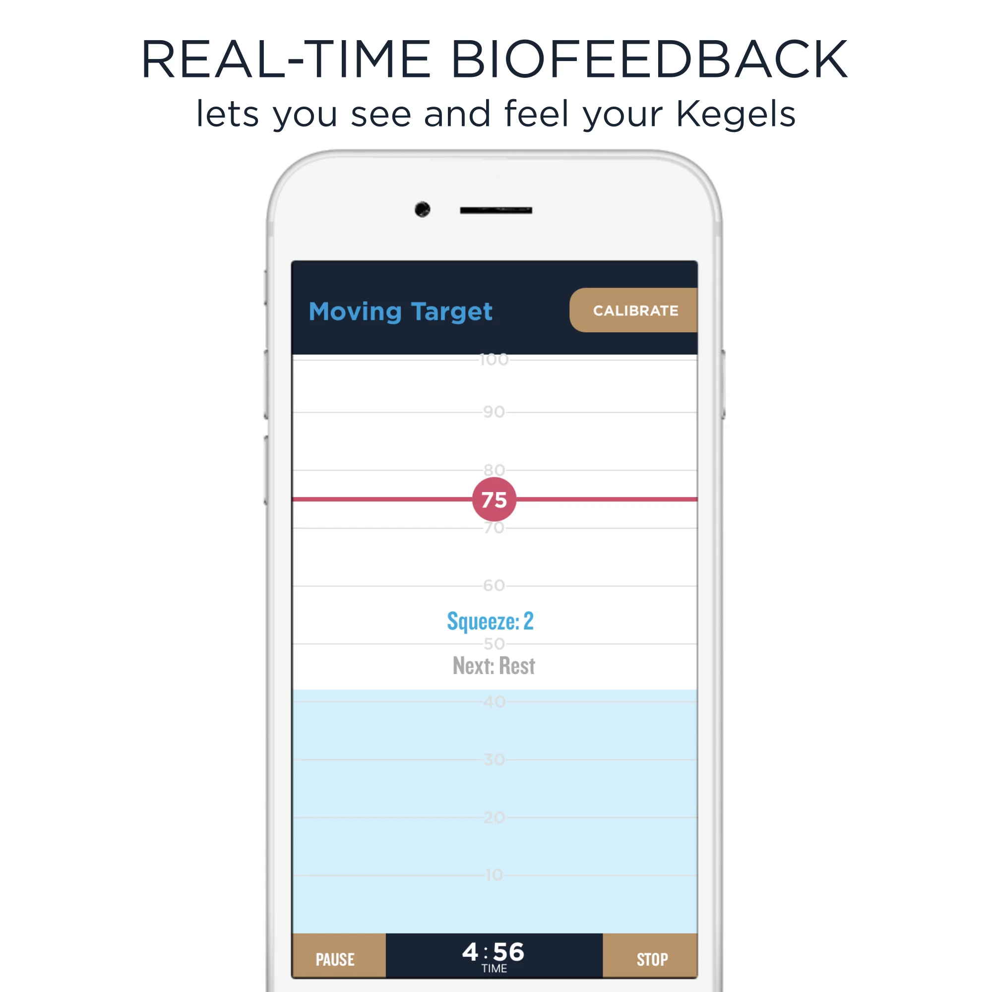 Boost by kGoal: Women's Sit-On-Top Kegel Trainer for Pelvic Floor Exercise with Biofeedback | with Smartphone App for iOS and Android
