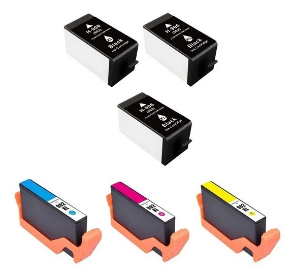 PrinterDash Replacement for OfficeJet Pro 6960/6962/6970/6974/6975/6978/6979 High Yield Inkjet Combo Pack (3-BK/1-C/M/Y) (NO. 906XL/NO. 902XL) (T6M18AN_3PK/T0A41BN_1PKMP)