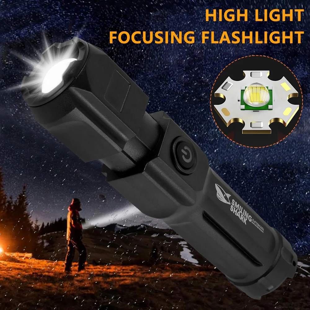 Willstar Rechargeable Tactical Flashlight,LED Flashlight 3000 Lumen,3 Modes,Zoomable,Waterproof,with Rechargeable Battery,Handheld Flashlight for Camping Hiking Biking Outdoor Activity