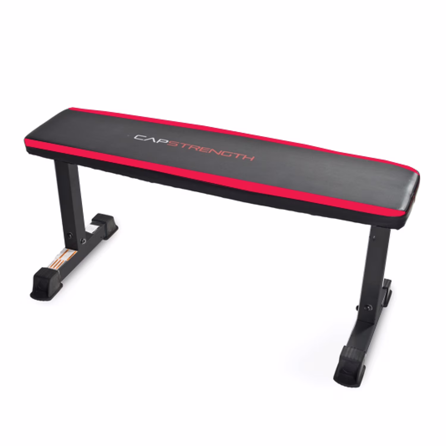 CAP Strength Deluxe Flat Fitness Weight Bench, Black