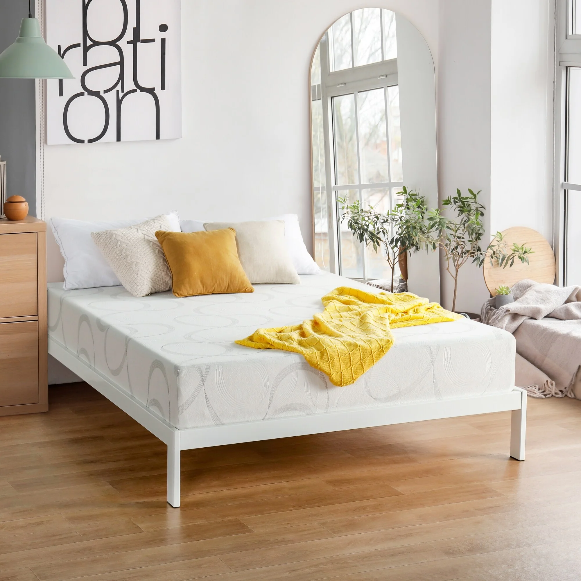 Sleeplanner  9 Inch Gel Memory Foam Mattress In a Box Twin