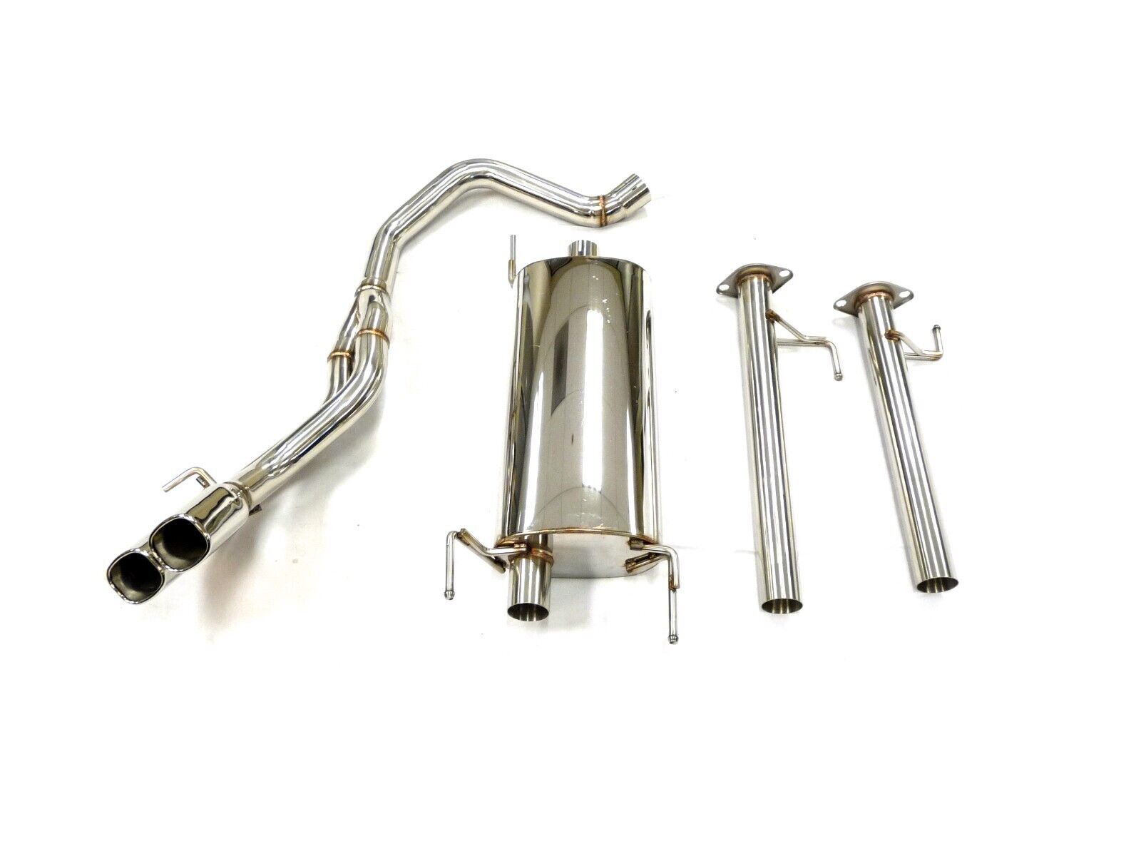 Stainless Catback Exhaust Compatible With 03 thru 09 Toyota 4Runner 4.0/4.7L V6/V8 By OBX-RS