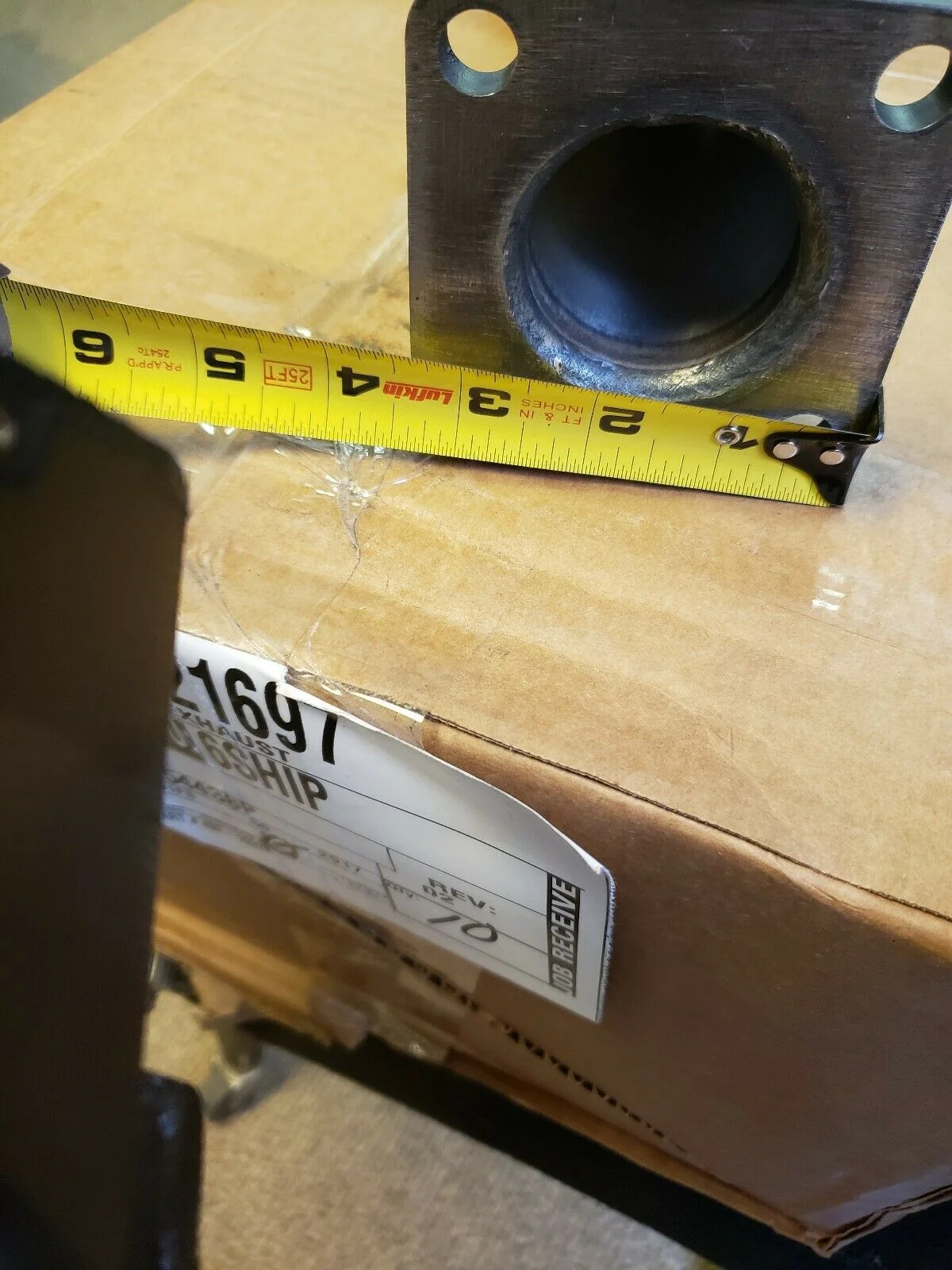 CATERPILLAR 12 INCH STEEL EXHAUST PIPE / STACK, MOUNTABLE, 492-1687, 239524 P,