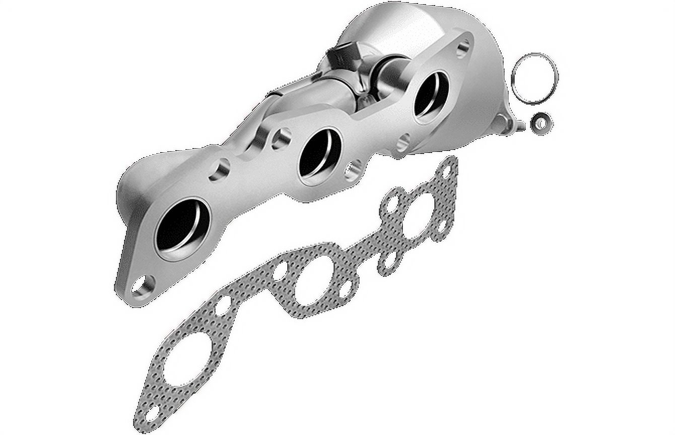 MagnaFlow Conv DF 01-04 Nissan Frontier Passenger Side Manifold Fits select: 2002-2004 NISSAN XTERRA, 2001 NISSAN FRONTIER CREW CAB XE/CREW CAB SE