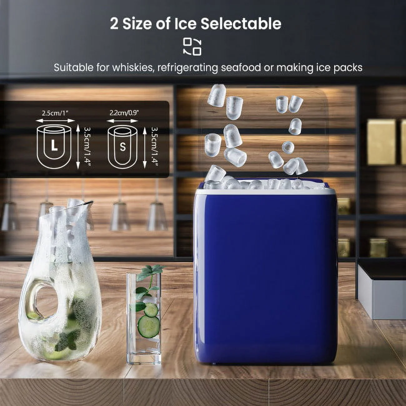 Portable Ice Maker - Countertop - Stay Cool Anywhere