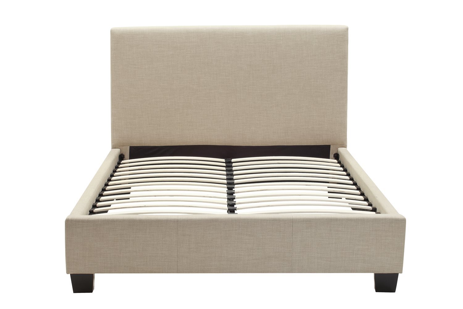 Modus Furniture Levi Wingback Upholstered Headboard in Toast Linen