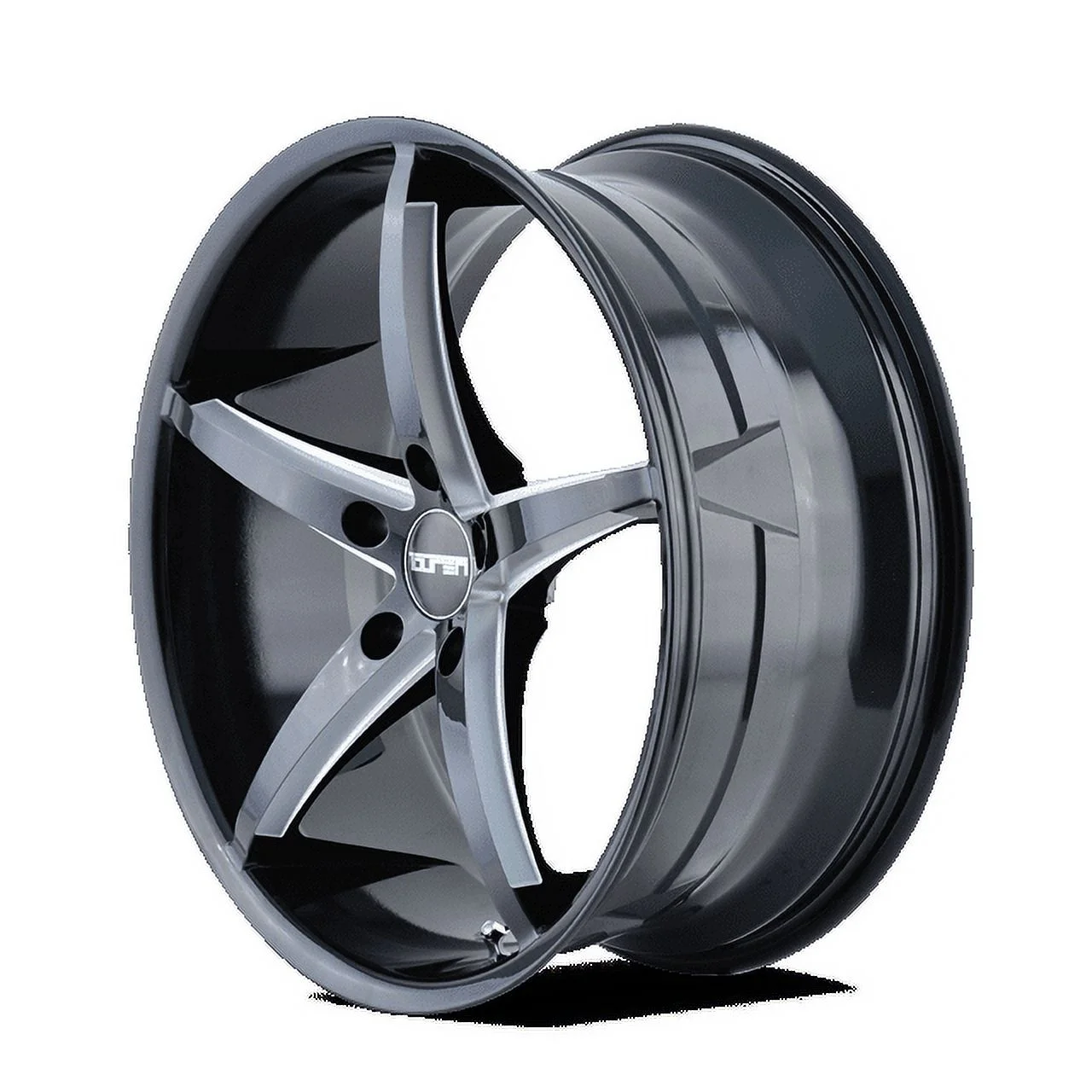 18x8 Touren TR70 Black/Milled Wheel 5x4.5 (35mm)