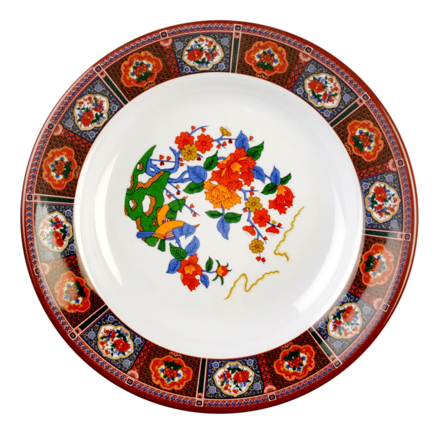 Excellante Peacock Melamine Dinnerware Collection 5 Oz, 7